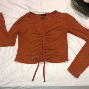 Rust scrunchy top